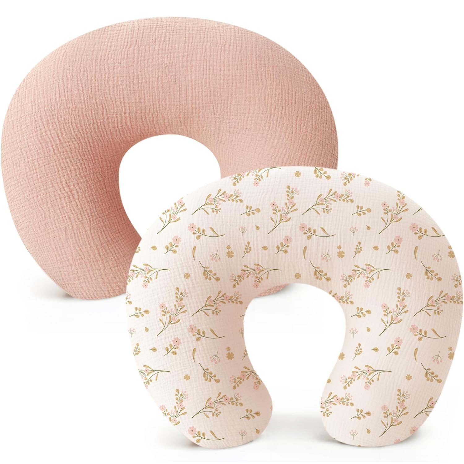 Nursing Pillow Breastfeeding - 2-teiliges Set Stillkissenbezug für Stillkissen Ultra-Weicher