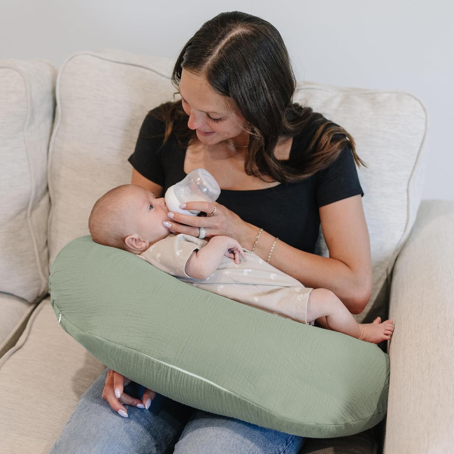 2-teiliges Set Stillkissenbezu – Nursing Pillow Breastfeeding Bewertung und Preis